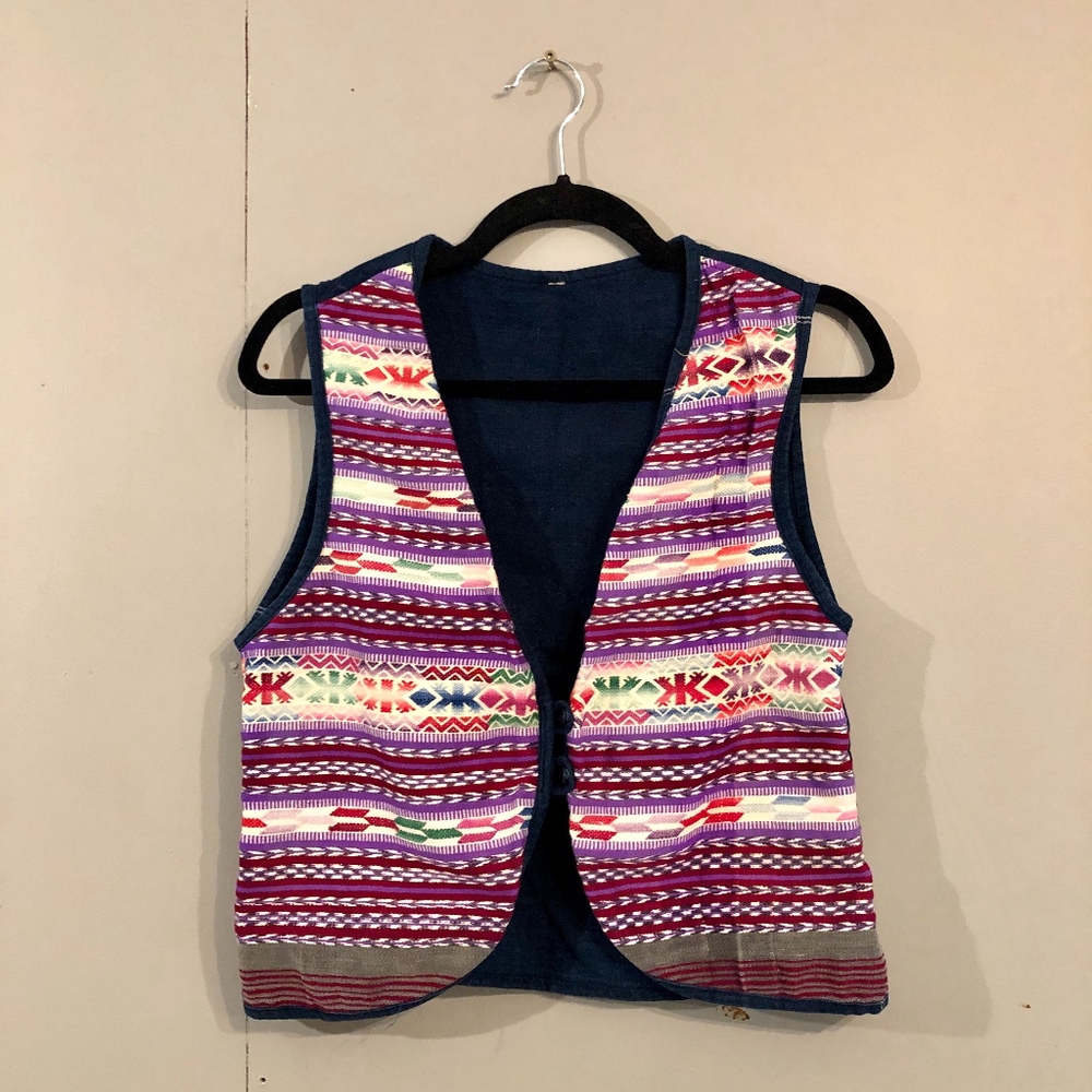 SOLD // Vintage embroidered vest